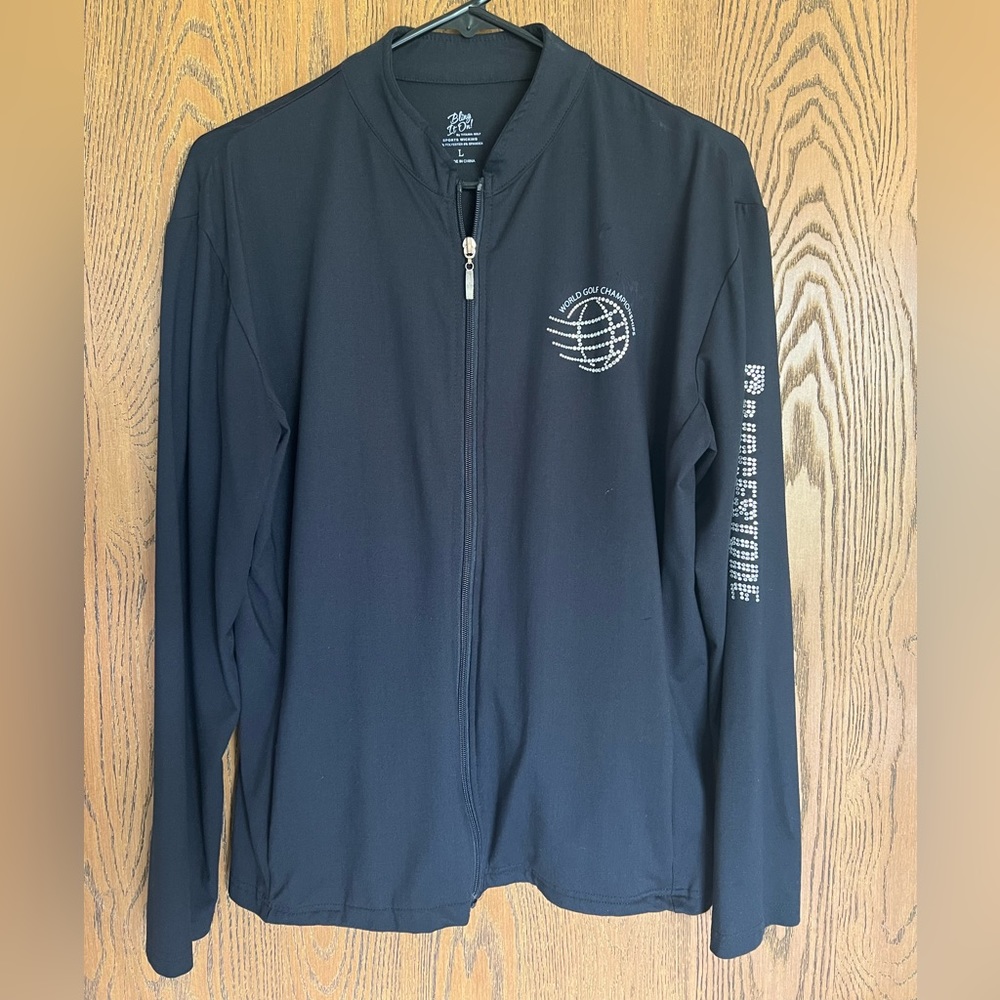 Bling It On Bridgestone Invitational Lightweight Zip Up Shirt, Size Large